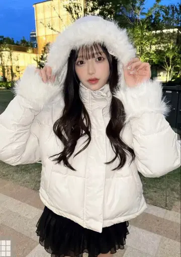 GRL 멀티 Way 후드 부착 퍼 다운 자켓 kd81