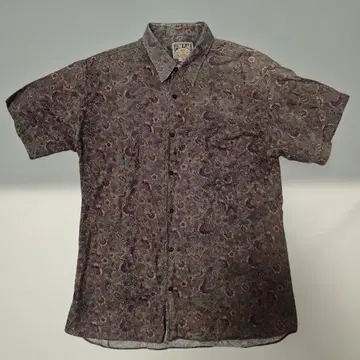 FIRE FLAG 꽃무늬 반팔 셔츠 3L