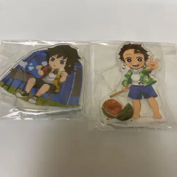 귀멸의 칼날 여름방학 아크릴 스탠드 카마도 탄지로 토미오카 기유