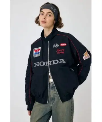 moussy x HONDA HRC 레이싱 자켓