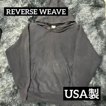REVERSE WEAVE USA제 옐로우 컬러 택 페이드 무지