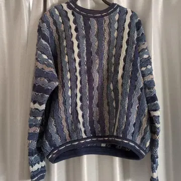 90s 캐나다제 TUNDRA 3D 니트 coogi