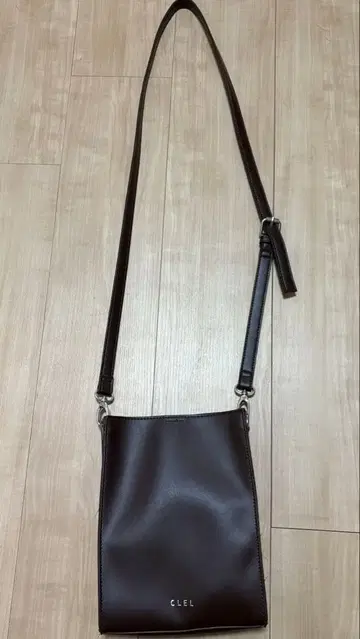 CLEL 인조 가죽 숄더백