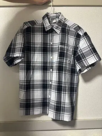 Caltop 반팔 체크 셔츠