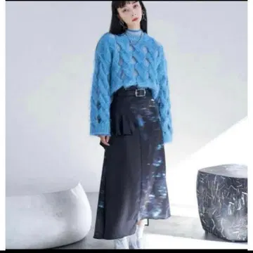 HARE 플라워 프릴 스커트