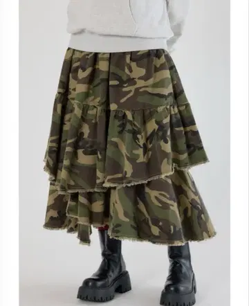 로데오 크라운 와이드보울 CAMO 랜덤 캉캉 스커트