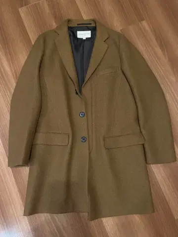 투모로우랜드 체스터 코트 카멜 S size