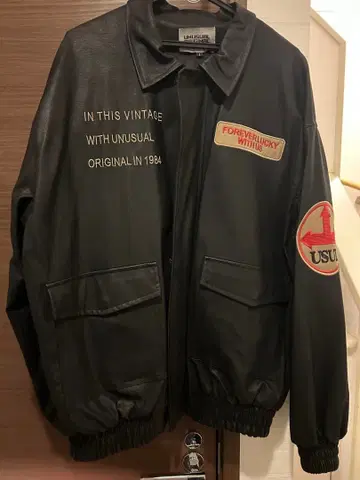 USUL 빈티지 가죽 자켓