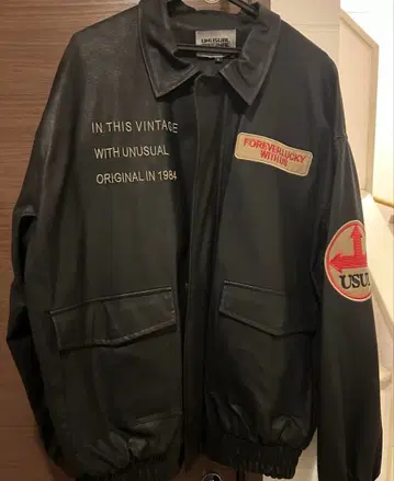 USUL 빈티지 가죽 자켓