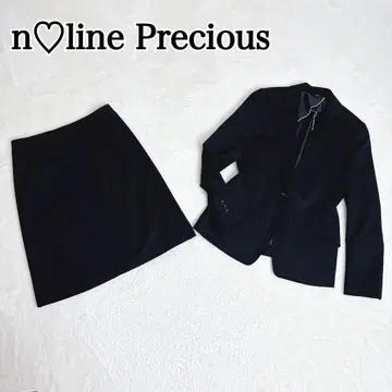 새상품급 [ n line Precious ] 스커트 수트 셋업 실크 혼방