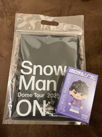 SnowMan ON 팜플렛과 소프트 비닐 후카사와 타츠야 세트