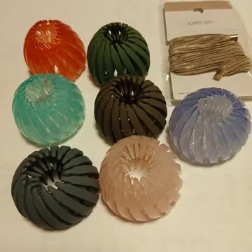 헤어 와이어 & 크로스 헤어 홀더 7개 세트