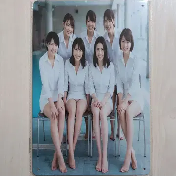 양철 간판 단체 사진