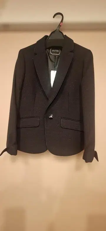 anyFAM 테일러드 자켓 M 블랙 라메 있음 [ 미사용품 ]