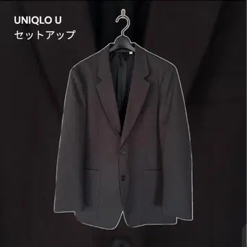 UNIQLO U 다크 그레이 셋업