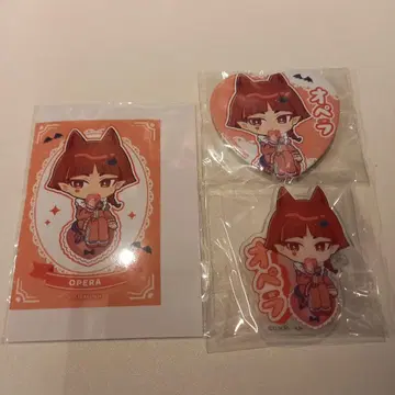 이루마 군 카미애니 복권 하트 캔뱃지&스티커 배지 오페라