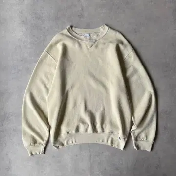 90s Russell Athletic 맨투맨 아이보리 베이지