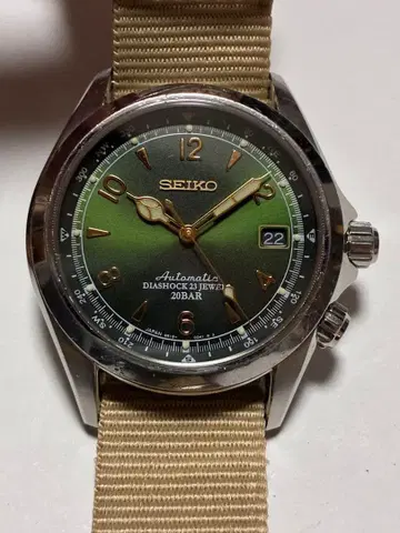 세이코 알피니스트 남성용 손목시계