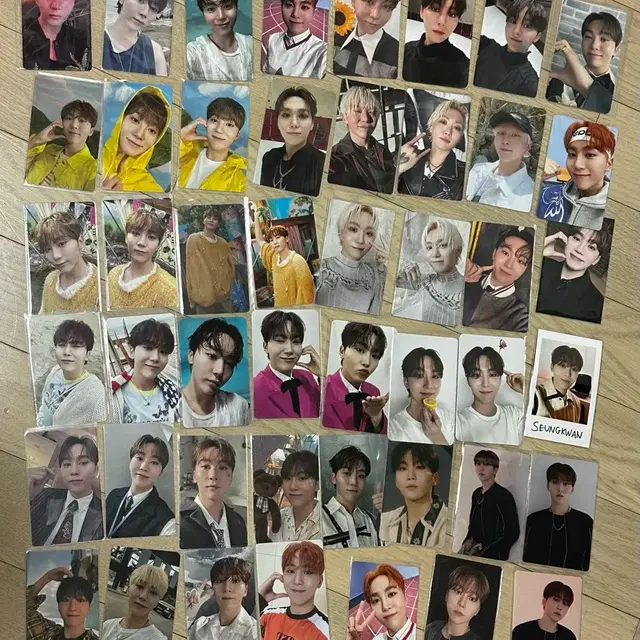 세븐틴 승관 포토카드 일괄