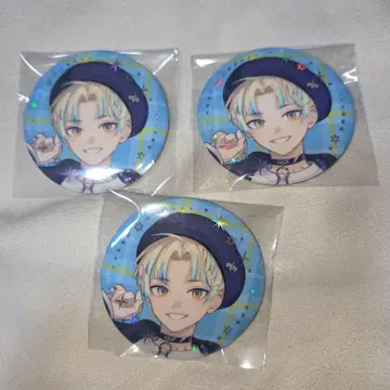 니지산지 캔뱃지 윈터 데이트 히바치 마나