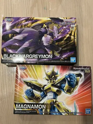 디지몬 블랙 워그레이몬 마그나몬 프라모델 세트 판매