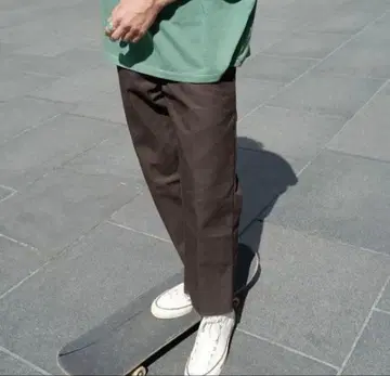 874 다크 브라운 와이드 팬츠