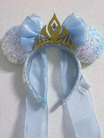 해외 디즈니 홍콩 안나 머리띠 엘사