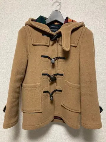 글로버올 2147C 카멜 더플 코트 숏 S