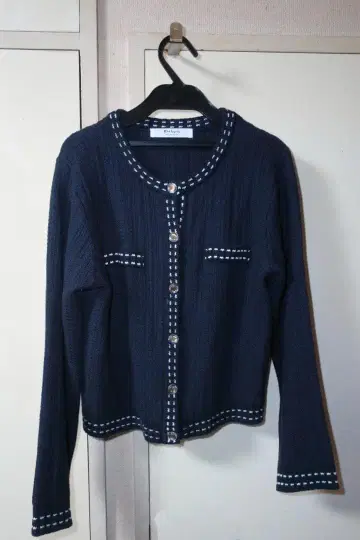 herlipto 코튼 블렌드 자카드 가디건