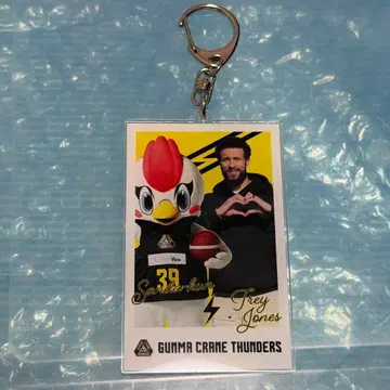 군마 클레인 썬더스 폴라로이드풍 아크릴 키링 트레이 존스 선수