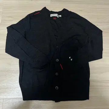 ANYA HINDMARCH 유니클로 다크 그레이 가디건 S