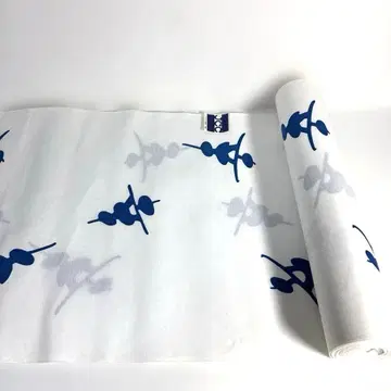 JC C 유카타 진흥회 유카타용 옷감 화이트 베이스 행운 미재단