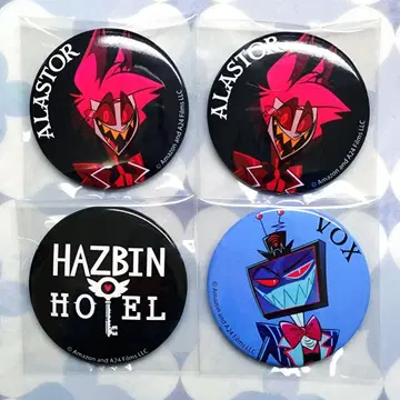 해즈빈 호텔 POPUP 마루이 캔뱃지 4종 세트