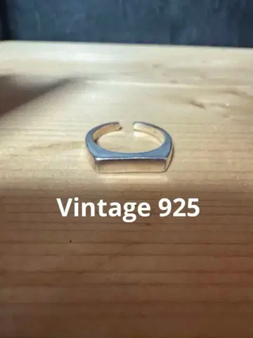 빈티지 실버 925 스퀘어 링 반지
