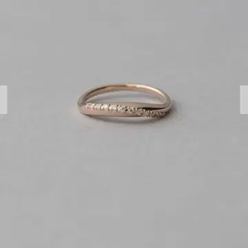 [ONLINE Limited] 비쥬 크레센트 문 반지 9호