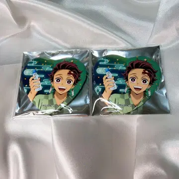 귀멸의 칼날 남코 하트 캔뱃지 카마도 탄지로