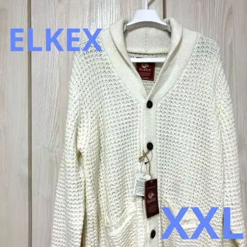 엘르케스 숄카라 니트 가디건 XXL 3L 빅 사이즈
