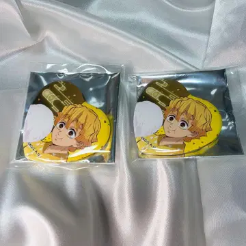 귀멸의 칼날 남코 하트캔뱃지 아가츠마 젠이츠