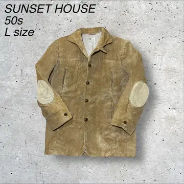 레어 빈티지 50s 50년대 SUNSETHOUSE 코듀로이 자켓 카멜