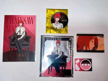 체인소 맨 레제 편 마키마 아크릴 스탠드 캔뱃지 특전 클리어 카드