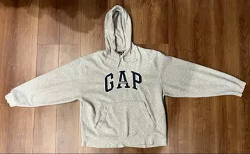 GAP 로고 후드티 그레이 athletic