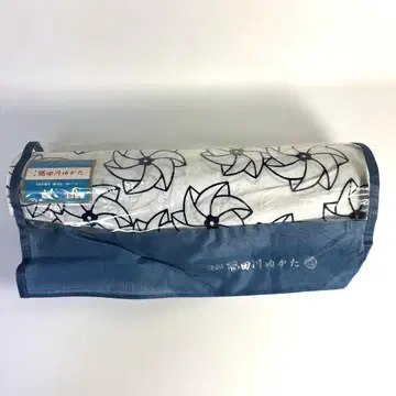 히다카와 유카타 유카타 옷감 풍차 무늬 면 100%