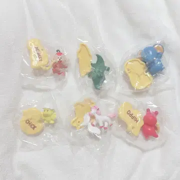 타베코 동물 초코 서프 페가수스 하마 원숭이 악어 병아리 코끼리 6종