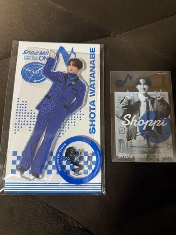 SnowMan ON 와타나베 쇼타 아크릴 스탠드 스티커 묶음 판매