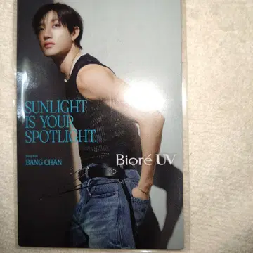 Straykids 화왕 Biore UV 방찬 사인 포함 사진 스티커