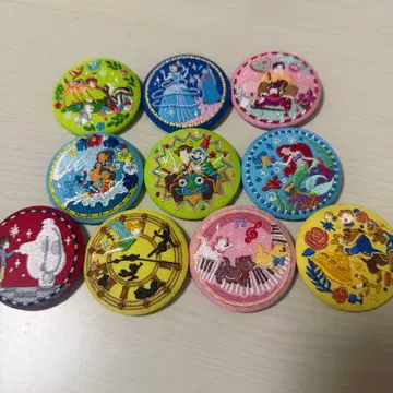 Disney Characters 디즈니 자수 캔뱃지 비스켓