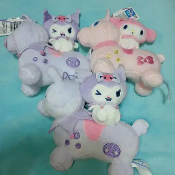산리오 RODY 쿠로미, 마이멜로디 마스코트 봉제 인형 3개