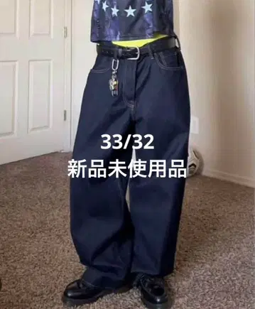 GAP 슈퍼 배기 데님 33/32