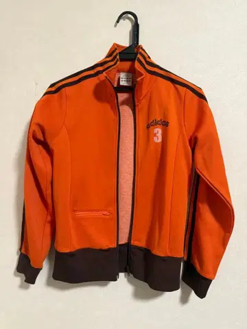 아디다스 오렌지 저지 트랙 재킷