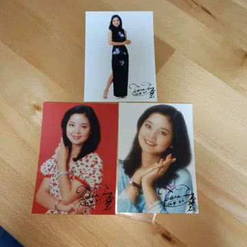 등려군 사인 포함 사진 [ 3장 세트 ]